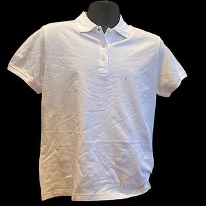NWT - Izod golf ladies silk wash white polo shirt